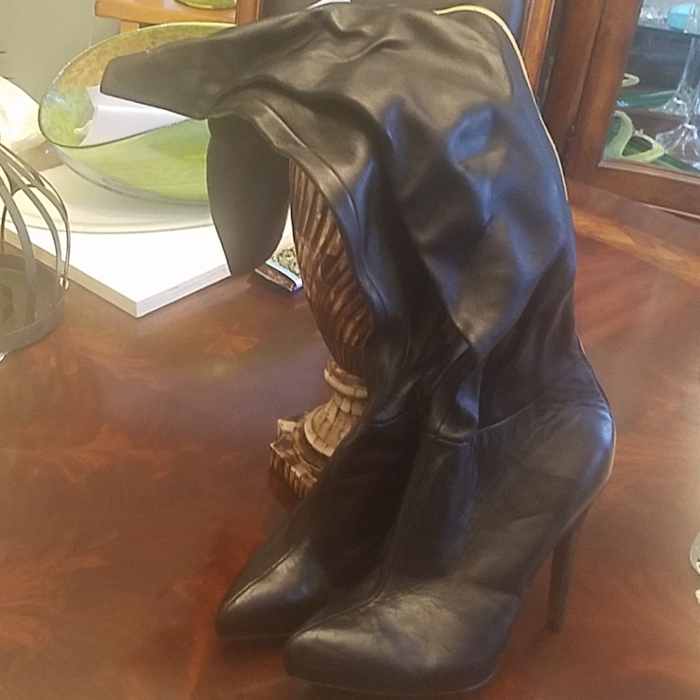 H&M  Anna Dello Russo leather Boots